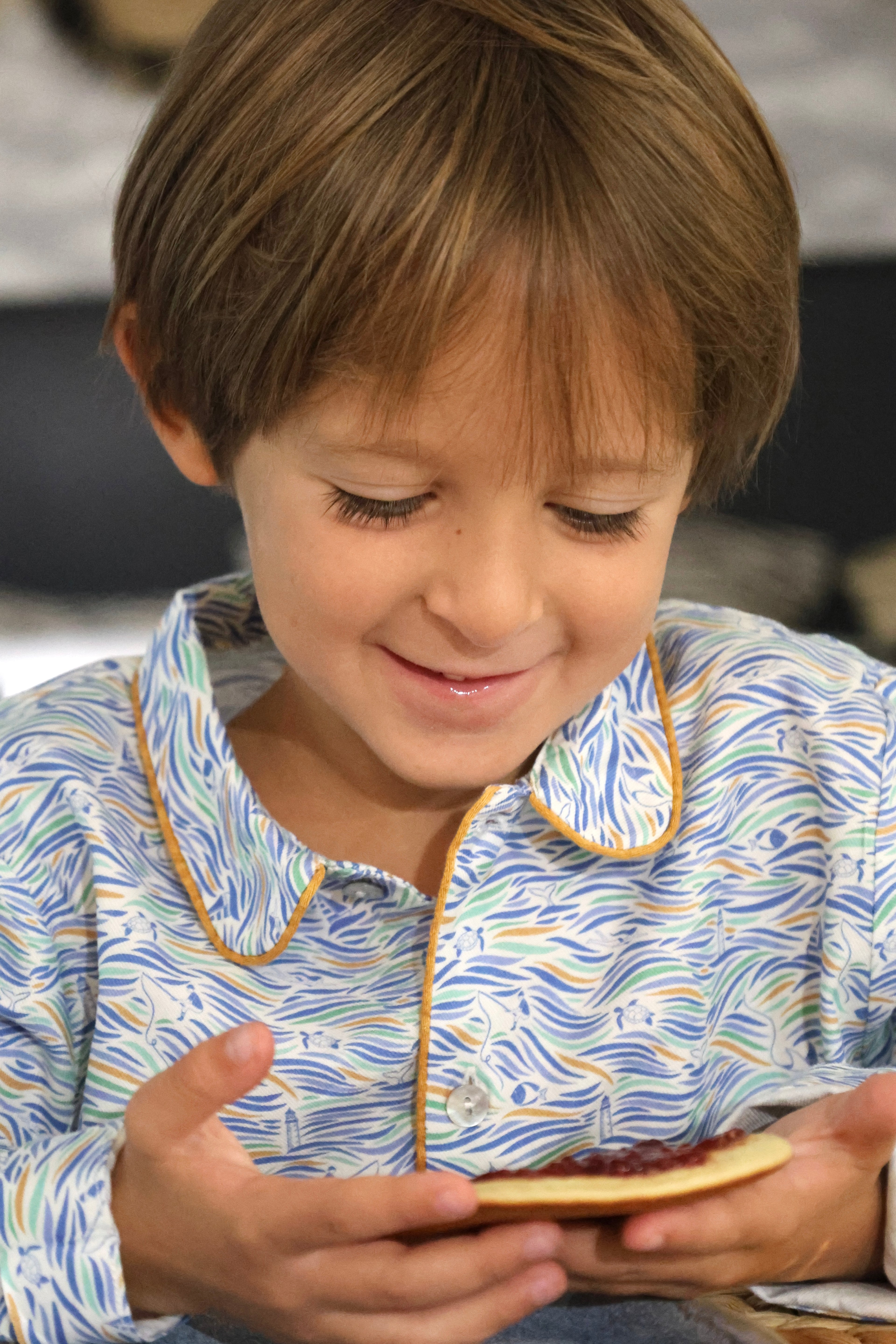 Pyjama mixte Odyssée imprimé contes marins + livre