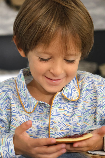 Pyjama mixte Odyssée imprimé contes marins + livre